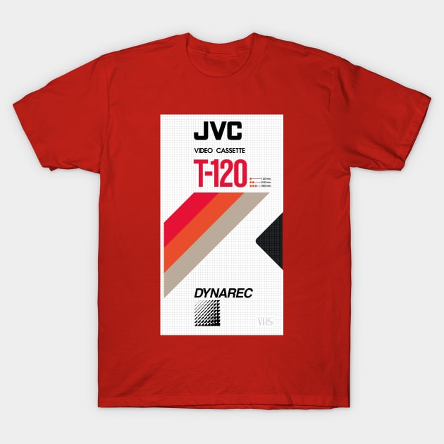 JVC VHS tape T-Shirt by AtelierNab